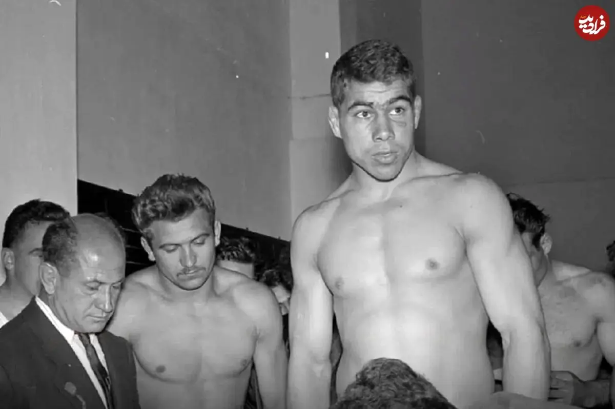 عکس| سفر در زمان؛ «غلامرضا تختی» در 24 سالگی و در کربلا؛ سال 1333