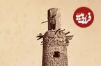 عکس| سفر زمان؛ مرد ایرانی بالای منارۀ مسجد تاریخی؛ 140 سال قبل