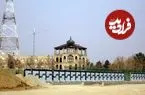 عکس| سفر زمان؛ منظرۀ «کاخ عشرت‌آباد» در دوران ناصرالدین شاه