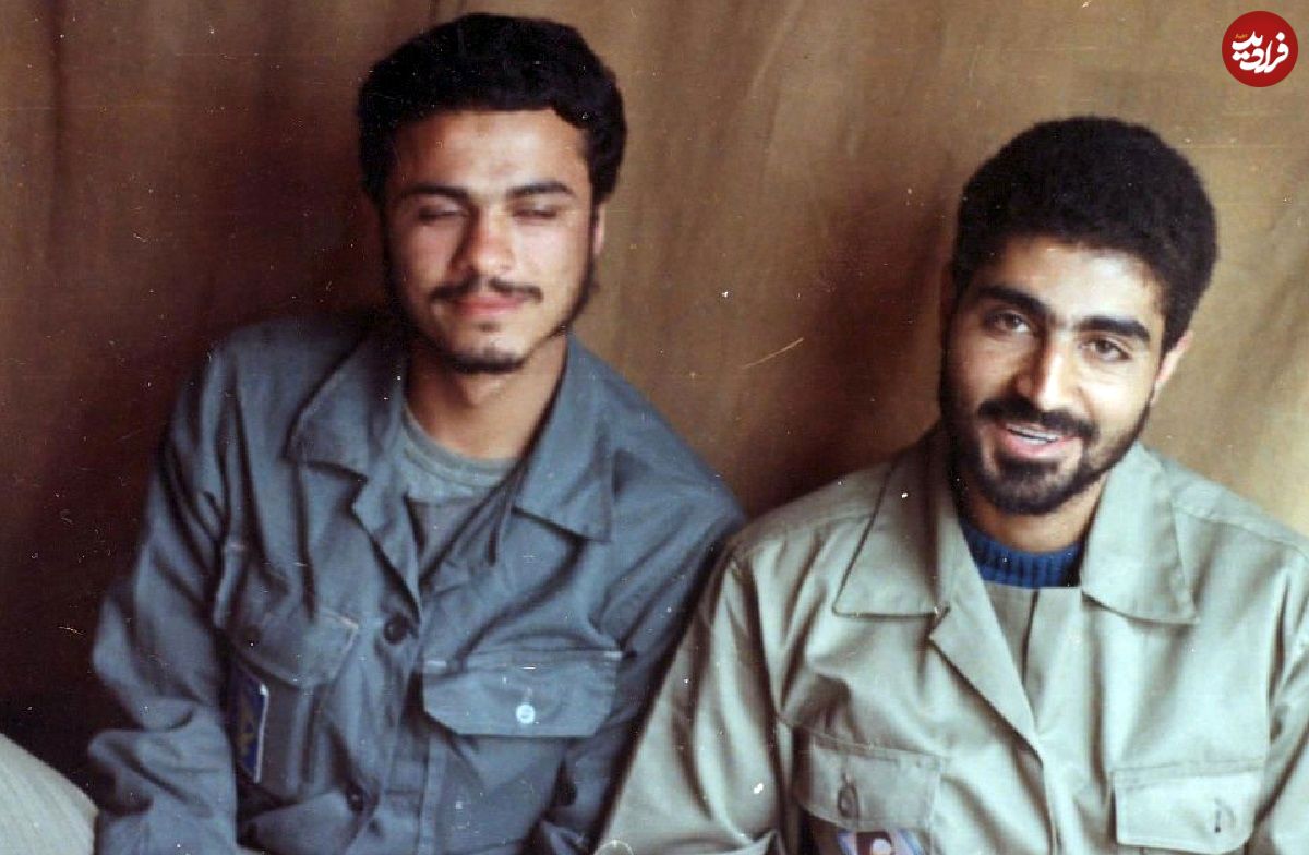 عکس؛ سفر در زمان؛ «سردار سلیمانی در کنار فرمانده حشدالشعبی عراق»؛ سال 97