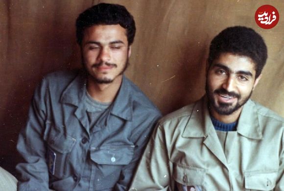 عکس؛ سفر در زمان؛ «سردار سلیمانی در کنار فرمانده حشدالشعبی عراق»؛ سال 97