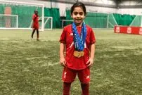 (عکس) آرات حسینی در کنار الکساندر زینچنکو بازیکن آرسنال
