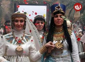 عکس| سفر به تاریخ؛ عکس یادگاری «آسنات، نفرتیتی و ندیمه‌ها» در پشت‌صحنه سریال یوسف پیامبر