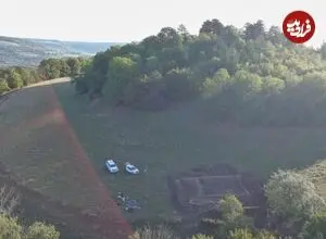 بقایای یک «قصر» بعد از 1500 سال بالای یک تپۀ جنگلی کشف شد