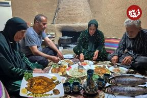 ببینید؛ غذای روستایی در ایران؛ پخت شوید پلو با ماهی سنتی