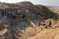 کشف «زره» دفن شدۀ یک جنگجو در ویرانه‌های معبد باستانی