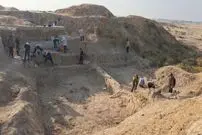 کشف «زره» دفن شدۀ یک جنگجو در ویرانه‌های معبد باستانی