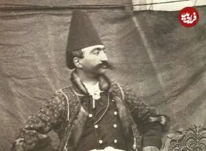 عکس| سفر زمان؛ عکس آتلیه‌ای «ناصرالدین شاه» در استودیوی William Downey در لندن