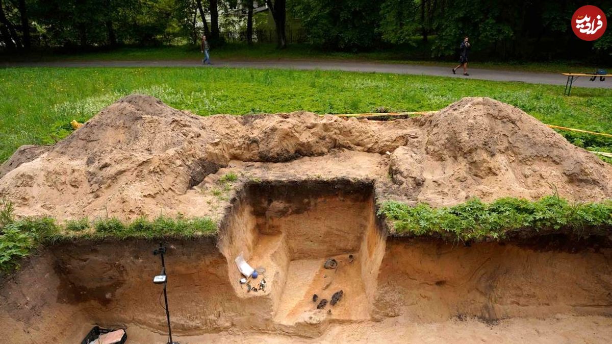 (تصویر) کشف جسد «تاجدار» 600 ساله در زیر یک پارک 