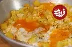 ببینید| طرز تهیه یک مدل سیب زمینی تخم مرغ متفاوت و سریع