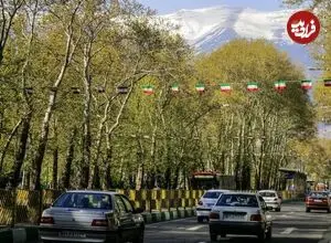 عکس| سفر زمان؛ نمایی از «خیابان ولیعصر تهران، وقتی سنگفرش بود»؛ دهه 1310