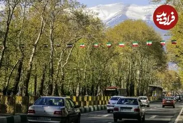 عکس| سفر زمان؛ نمایی از «خیابان ولیعصر تهران، وقتی سنگفرش بود»؛ دهه 1310