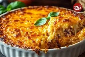 ببینید؛ طرز تهیه یک غذای متفاوت ایتالیایی با برنج و گوشت چرخ کرده