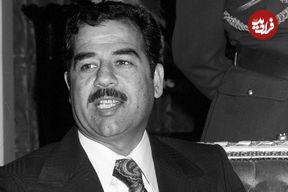 عکس؛ سفر در زمان؛ «مرندی وزیر بهداشت در حال دیدار با صدام»؛ سال 1376
