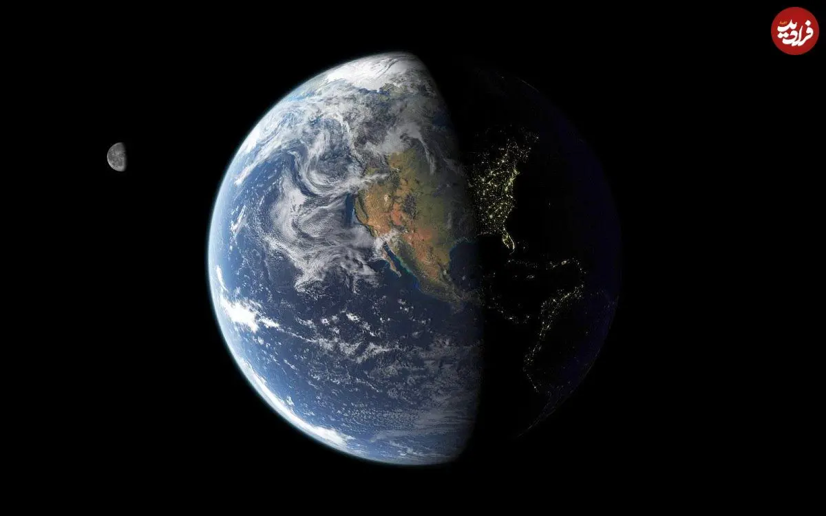 عکس؛ نمای خیره‌کننده زمین در شب از نگاه ماهواره‌های NOAA GOES 