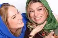 عکس| سفر زمان؛ «مهناز افشار» 25 ساله در کنار «گوهر خیراندیش» در پشت‌صحنه یک فیلم؛ سال 81