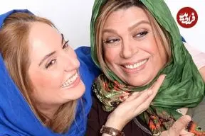 عکس| سفر زمان؛ «مهناز افشار» 25 ساله در کنار «گوهر خیراندیش» در پشت‌صحنه یک فیلم؛ سال 81