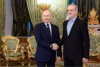 (ویدئو) دو هدیه خاص پوتین به پزشکیان در روسیه
