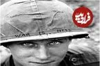 عکس| جمله تاریخی روی کلاه سرباز آمریکایی!