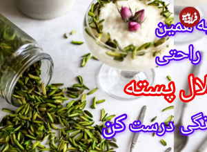 (ویدئو) چگونه در خانه خلال پسته درست کنیم؟ 