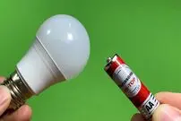 (ویدئو) یک روش ساده و سریع برای تعمیر لامپ ال ای دی (LED) با باتری 1.5 ولتی