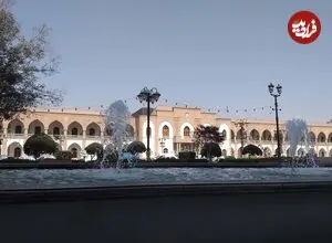 عکس| سفر به ایران قدیم؛ نمایی از «میدان توپخانه تهران» در دوره قاجار