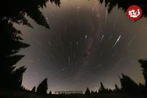 عکس روز ناسا از بارش شهابی برساوشی