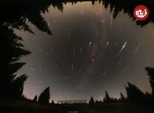 عکس روز ناسا از بارش شهابی برساوشی