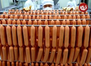 (ویدئو) فرآیند صفر تا صد تولید سوسیس در یک کارخانه معروف
