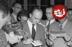 عکس؛ سفر در زمان؛ «محمدرضا پهلوی در حال خواندن بیانیه در مجلس سنا»؛ سال 1331