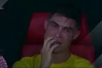 (ویدئو) گریه شدید رونالدو پس از شکست النصر مقابل الهلال در فینال
