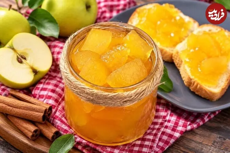 فوت و فن پخت مربای سیب خوشرنگ و خوش‌قوام