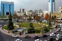 (عکس) سفر به تهران قدیم؛ تخت جمشید وسط میدان ونک تهران؛ ۵۲ سال قبل