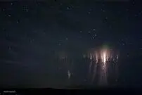 (عکس) اسرار ناشناخته آسمان، ارواح مرموز سبز رنگ