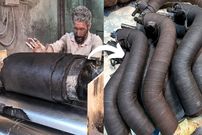 ببینید؛ نحوه تولید انبوه شلنگ رادیاتور در کارگاهی در پاکستان