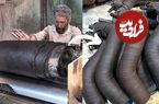 ببینید؛ نحوه تولید انبوه شلنگ رادیاتور در کارگاهی در پاکستان