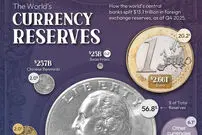 کدام ارز بیشترین ذخایر ارزی جهان را به خود اختصاص داده است؟ + اینفوگرافی