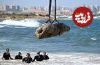باستان‌شناسان مجسمۀ ۲ هزارساله مربوط به مصر باستان را از اعماق دریا بیرون کشیدند