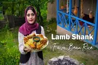 ببینید| غذای روستایی در ایران؛ پخت باقالی پلو با ماهیچه در روستایی جنگلی
