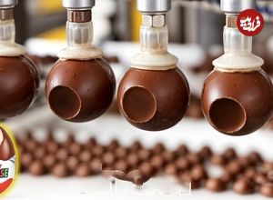 ببینید| مراحل تماشایی تولید انبوه تخم مرغ شانسی در آلمان