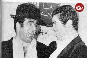 عکس| سفر در زمان؛ «ناصر ملک مطیعی» در حال صرف ناهار با پسرش امیر علی؛ دهه 60