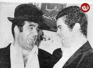 عکس| سفر در زمان؛ «ناصر ملک مطیعی» در حال صرف ناهار با پسرش امیر علی؛ دهه 60