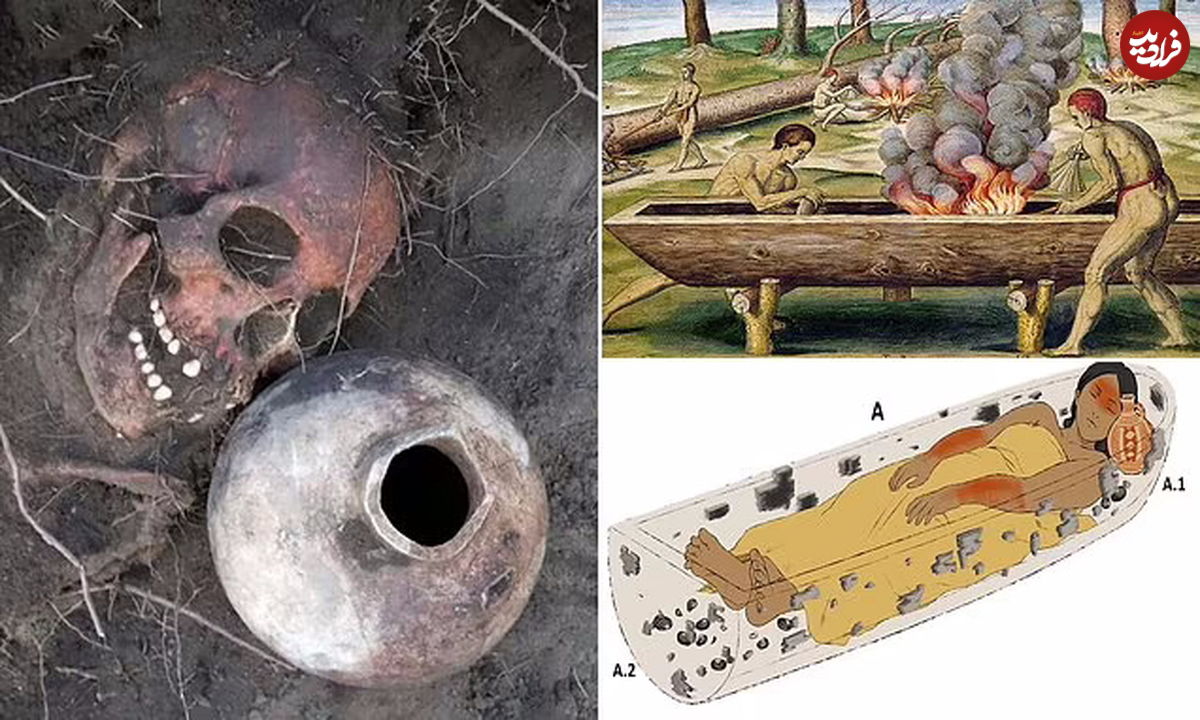 کشف جسد زن جوان پس از ۸۰۰ سال در تابوت عجیبی که یک قایق است