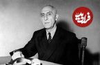 عکس| سفر به تاریخ؛ «دکتر مصدق» در اولین دیدار خود با محمدرضا پهلوی؛ سال 1330