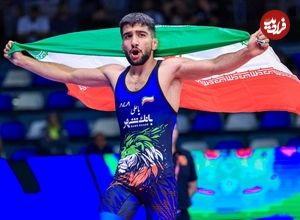 عکس؛ از پشمک‌فروشی تا نایب قهرمانی جهان، ماجرای جذاب پدیده کشتی ایران!