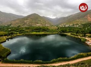 (تصاویر) این دریاچه، بهشت بکر قزوین است