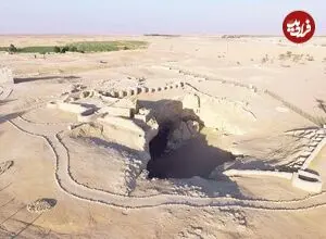 «شهر گمشدۀ قوم عاد» و سکونتگاهی باستانی که در زمین فرورفته است