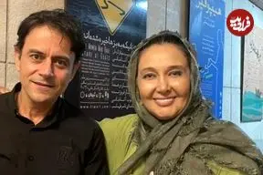 عکس| سفر زمان؛ «کتایون ریاحی» 34 ساله در کنار «فخری خوروش» در پشت‌صحنه «پهلوانان نمی‌میرند»