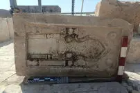 کشف محراب تاریخی در محوطه جهانی پاسارگاد
