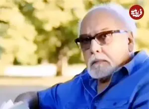 عکس| سفر در زمان؛ «منوچهر وثوق» در حال مجله خواندن در پش صحنه یک فیلم؛ دهه 50